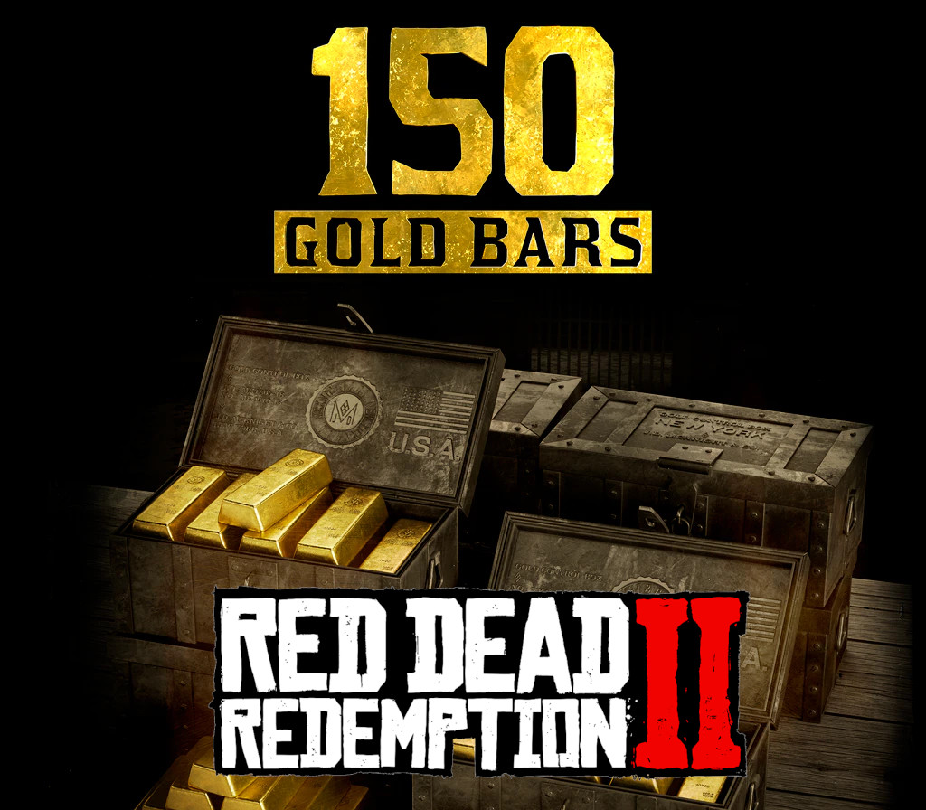 Red Dead Redemption 2 Online - 150 Gold Bars XBOX One CD Key Logo