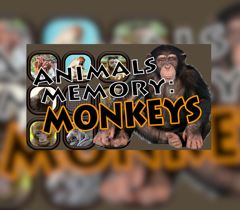 Animals Memory: Monkeys Steam CD Key Logo