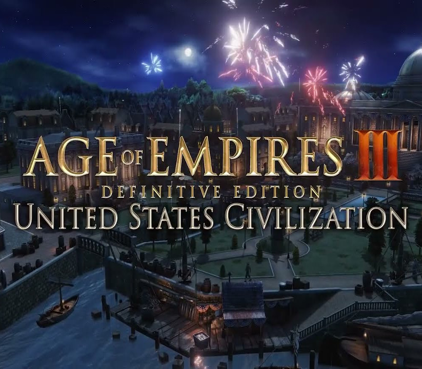 Age of Empires III: Definitive Edition - United States Civilization DLC PC Steam CD Key Logo