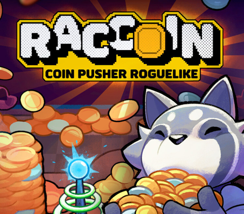RACCOIN: Coin Pusher Roguelike PC Steam CD Key Logo