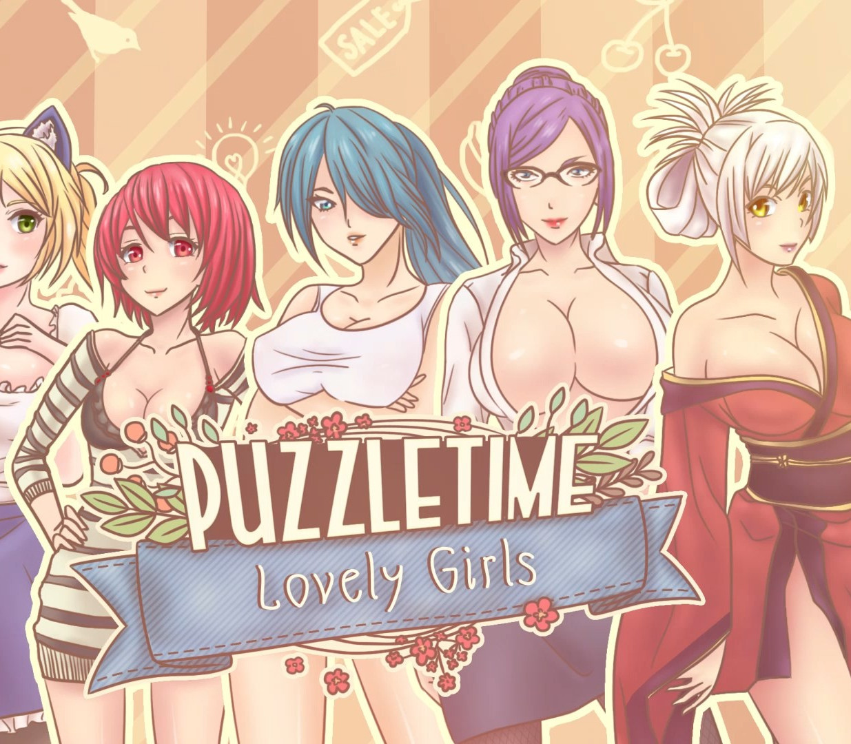 PUZZLETIME: Lovely Girls Steam CD Key Logo