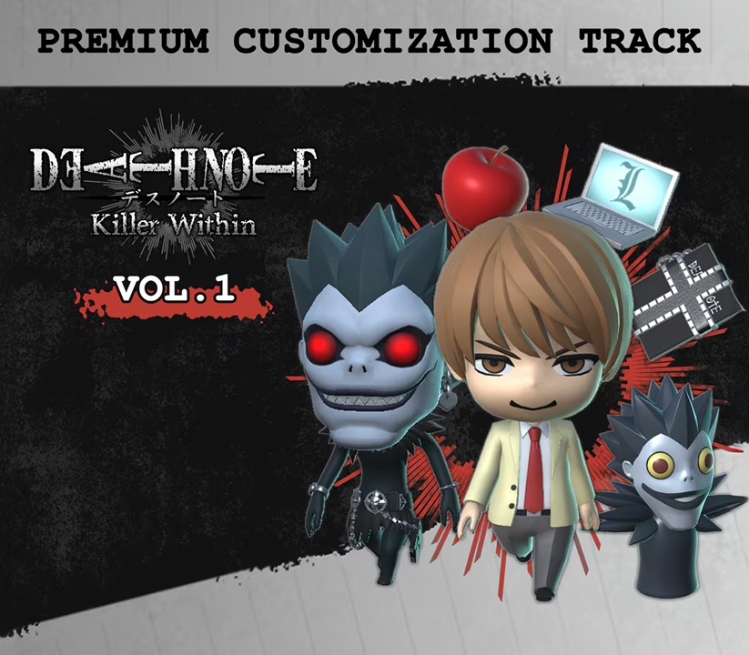 DEATH NOTE Killer Within - Premium Customization Track Vol. 1 DLC PC Steam CD Key Logo
