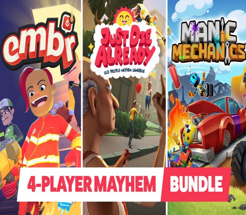 4-Player Mayhem Bundle PC Steam CD Key Logo