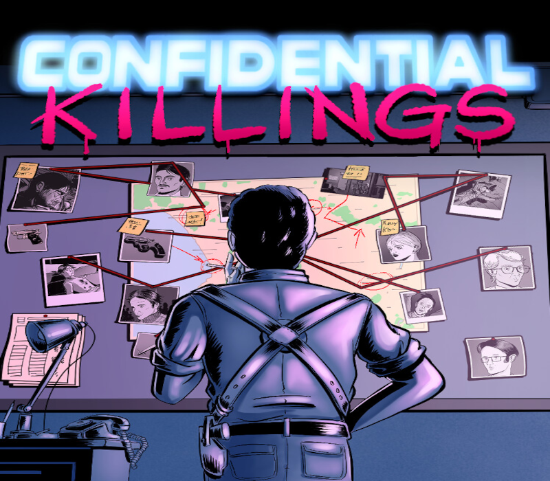 Confidential Killings - A Detective Game PC Steam CD Key Logo