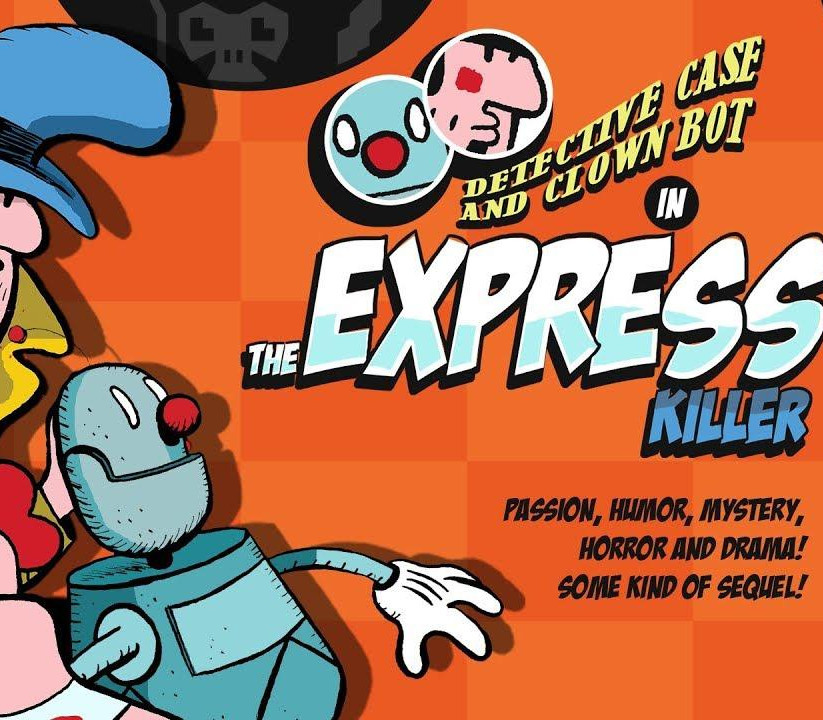 Detective Case and Clown Bot in: The Express Killer PC Steam CD Key Logo
