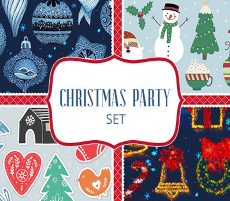 Movavi Slideshow Maker 8 Effects - Christmas Party Set DLC PC Steam CD Key Logo
