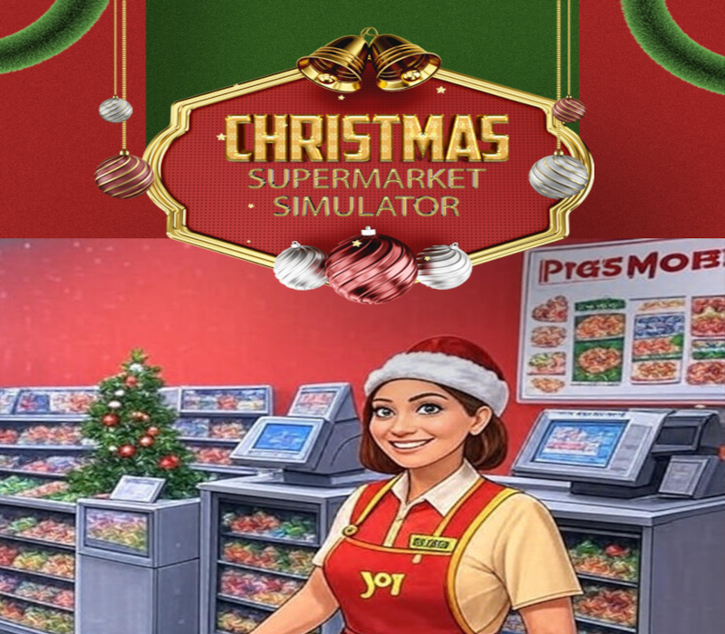 Christmas Supermarket Simulator PC Steam CD Key Logo