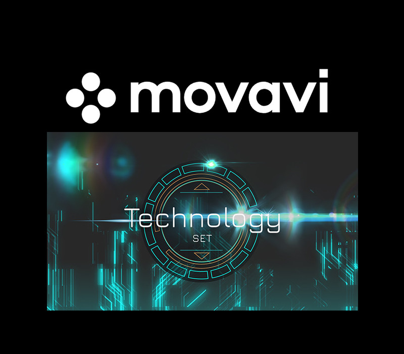 Movavi Video Editor Plus 2021 Effects - Technology Set Steam CD Key Logo