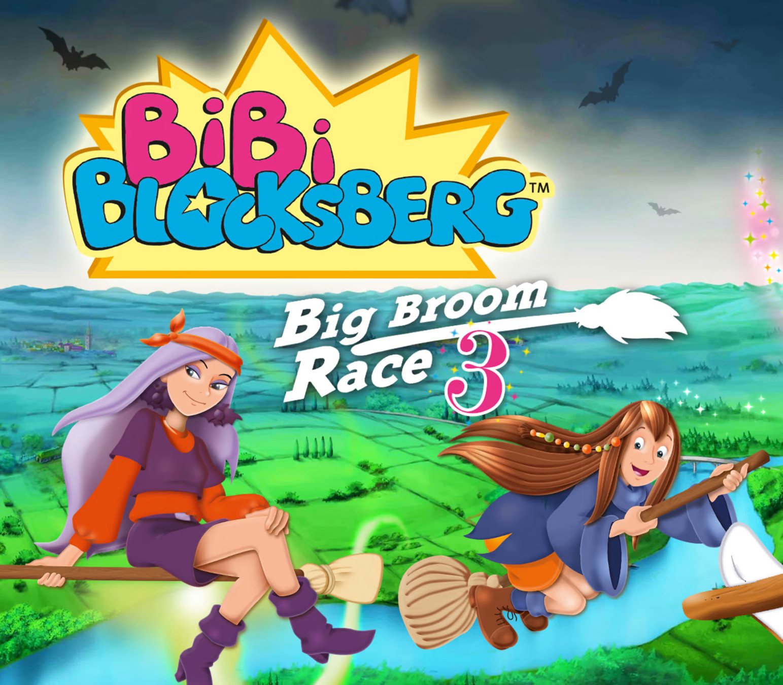 Bibi Blocksberg - Big Broom Race 3 PC Steam CD Key Logo