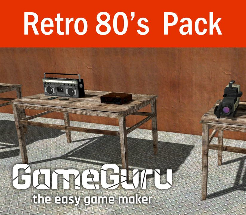 GameGuru - Retro 80s Pack DLC Steam CD Key Logo