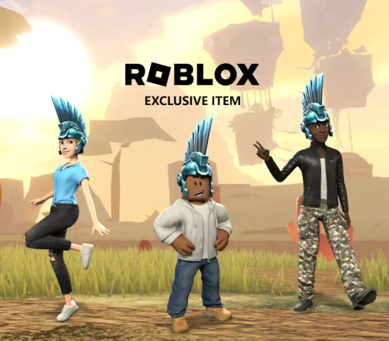 Roblox - Blue Steel Mohawk Helmet DLC CD Key Logo