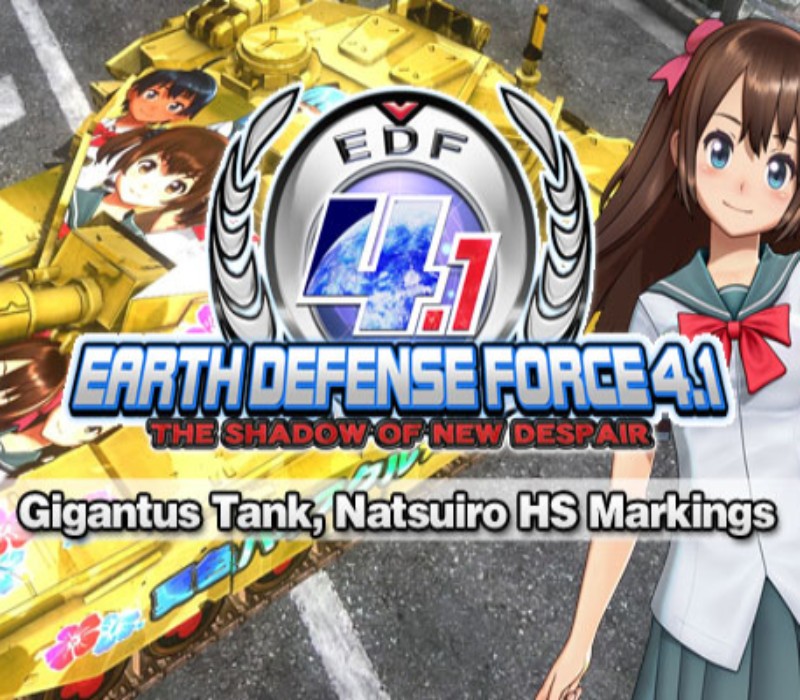 EARTH DEFENSE FORCE 4.1 - Gigantus Tank, Natsuiro HS Markings DLC Steam CD Key Logo