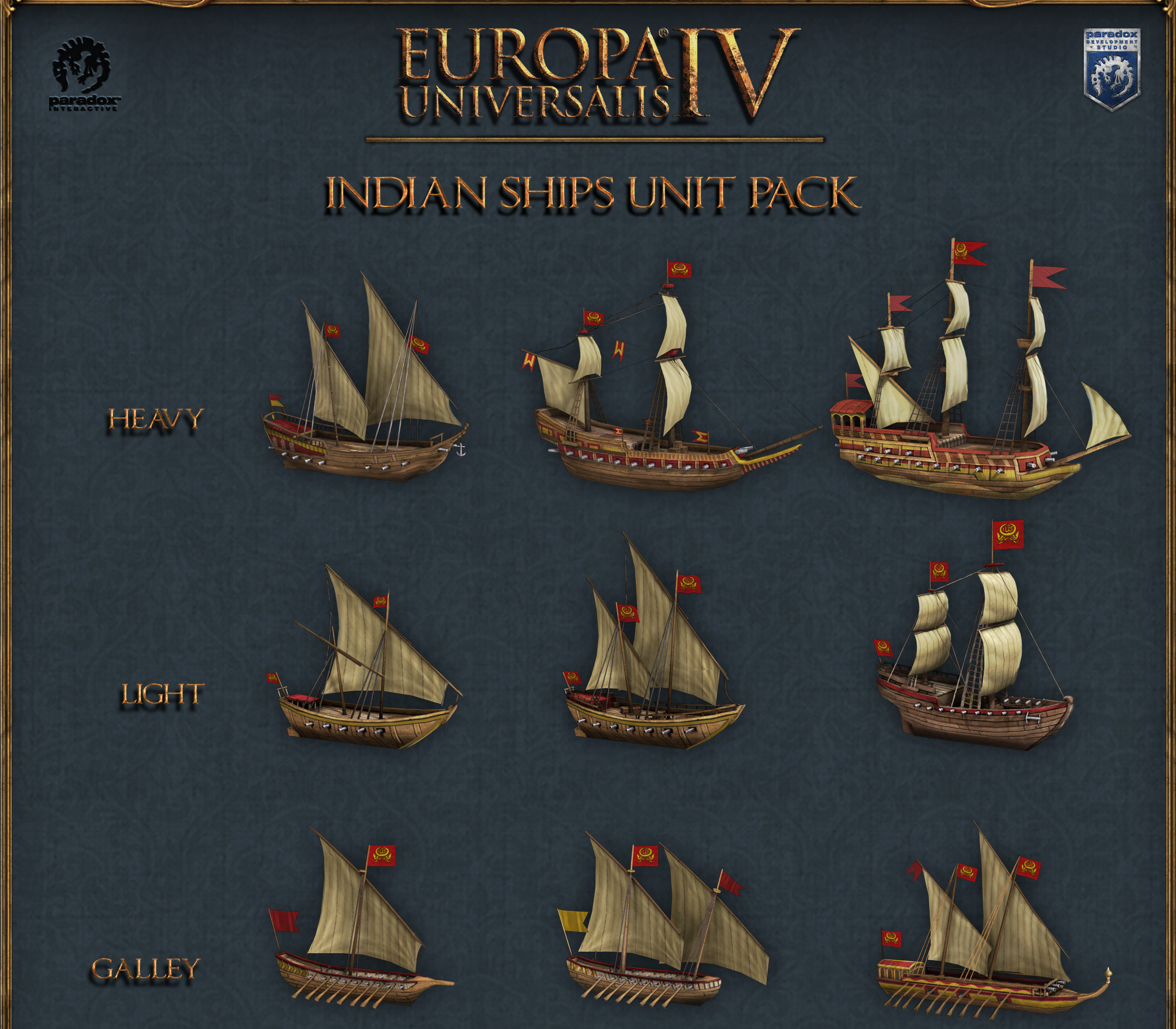 Europa Universalis IV - Indian Ships Unit Pack DLC PC Steam CD Key Logo