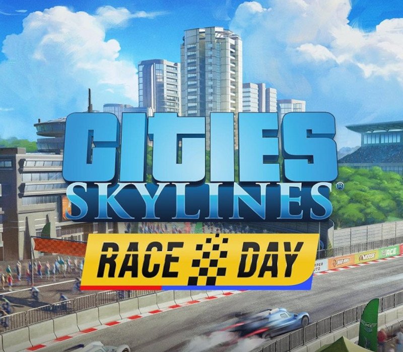 Cities: Skylines - Race Day DLC PC Steam CD Key Logo