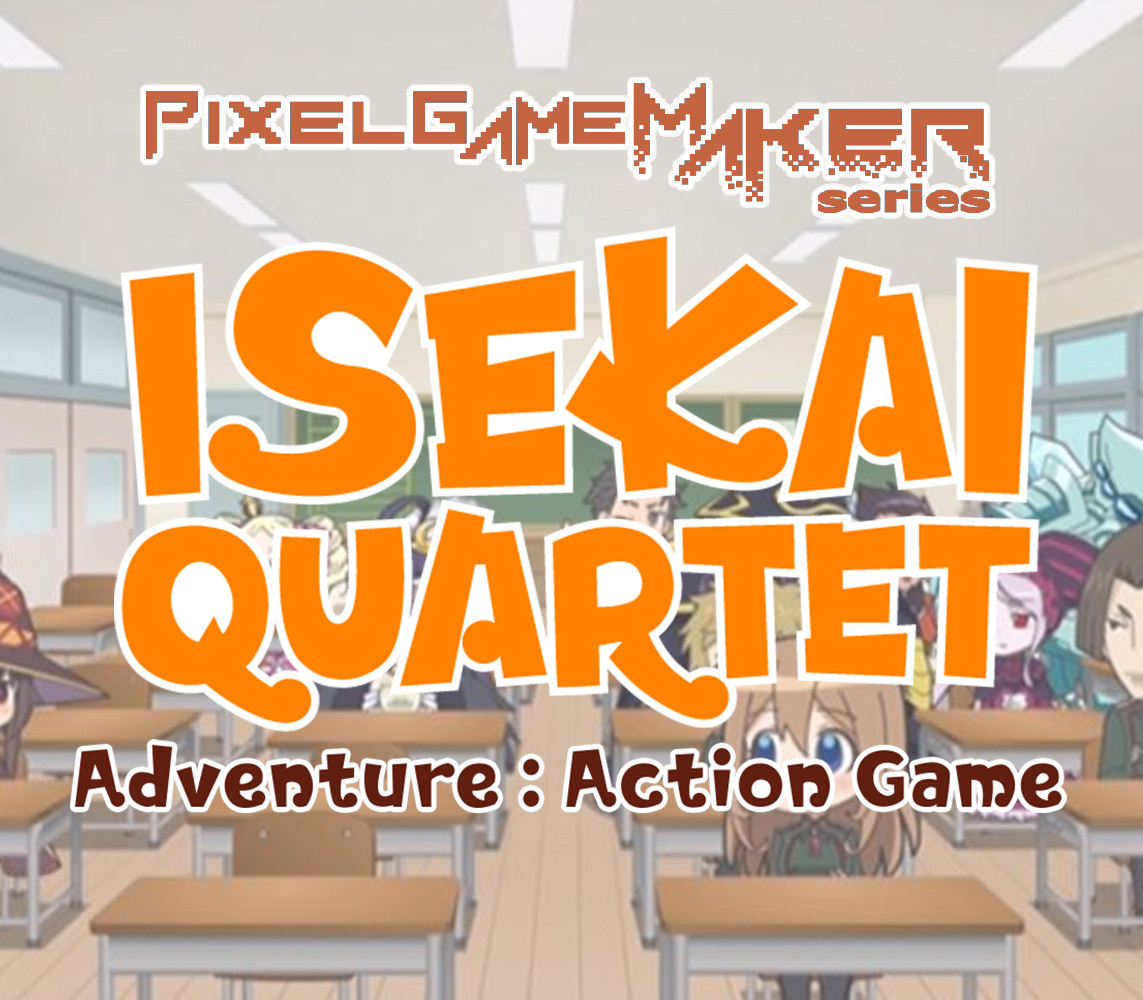 Pixel Game Maker Series ISEKAI QUARTET Adventure Action Game Steam CD Key Logo