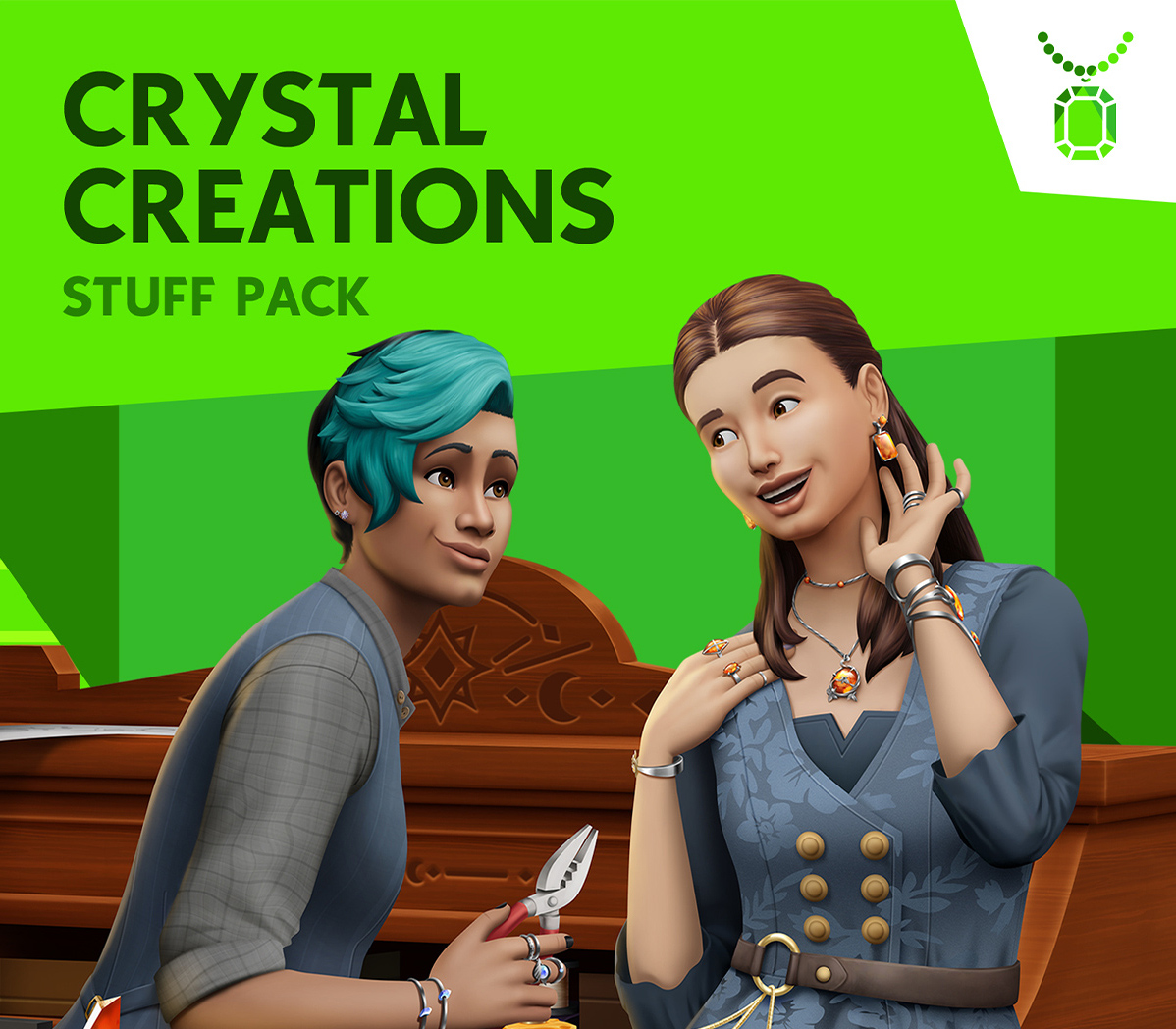 The Sims 4 - Crystal Creations Stuff Pack DLC EU PC EA App CD Key Logo