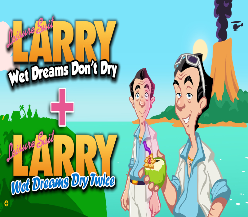 Leisure Suit Larry Wet Dreams Double Pack Bundle Steam CD Key Logo