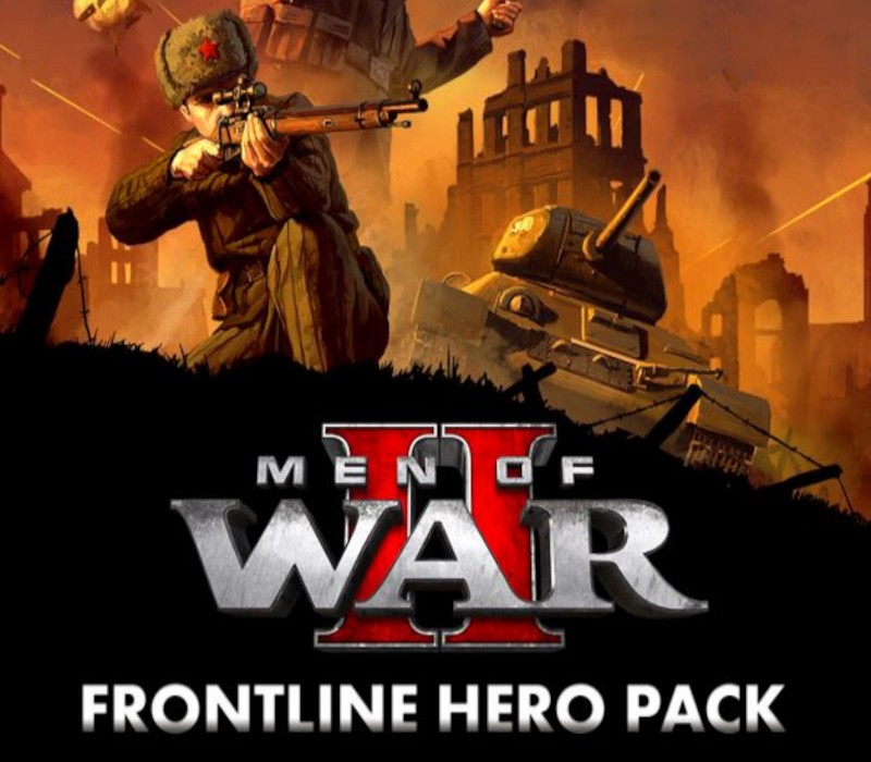 Men of War II - Frontline Hero Pack DLC EU PC Steam CD Key Logo