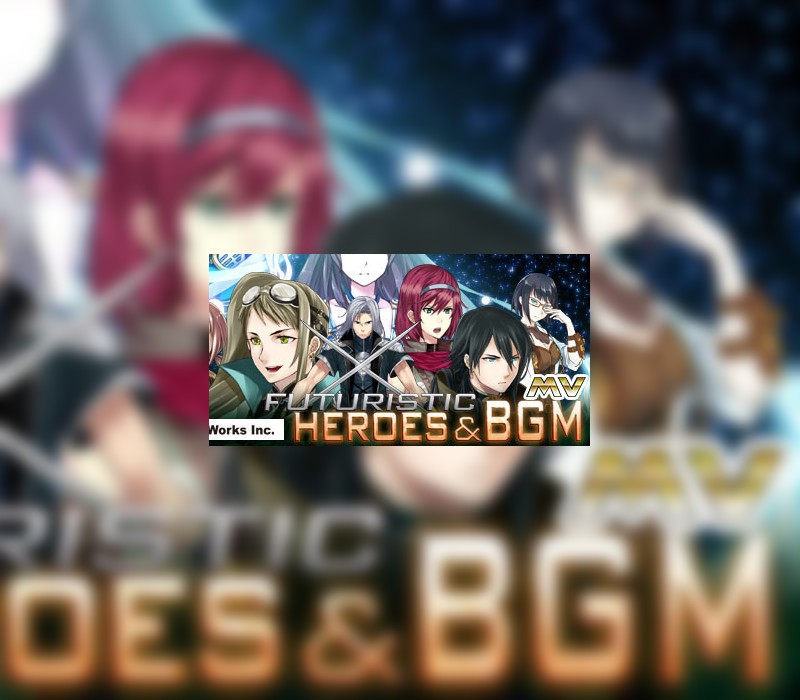 RPG Maker MV - Frontier Works: Futuristic Heroes and BGM DLC EU Steam CD Key Logo