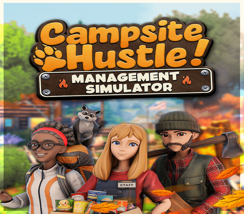 Campsite Hustle! - Management Simulator PC Steam CD Key Logo