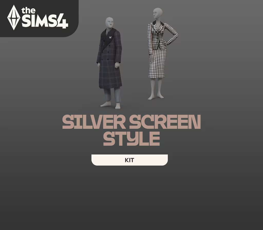 The Sims 4 - Silver Screen Style Kit DLC PC EA App CD Key Logo