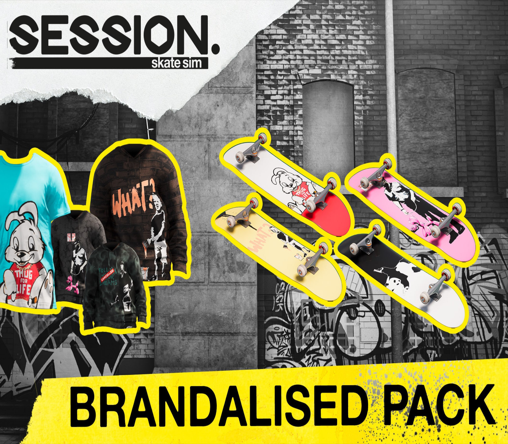 Session: Skate Sim - Brandalised Pack DLC PC Steam CD Key Logo