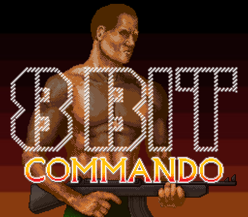 8-Bit Commando PC Steam CD Key Logo