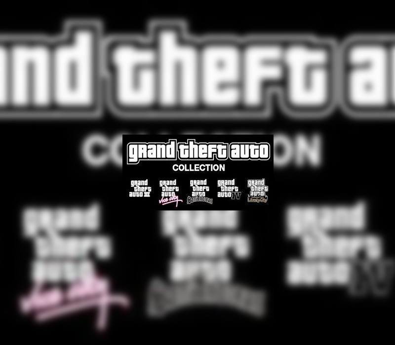 Grand Theft Auto Collection PC Steam CD Key Logo