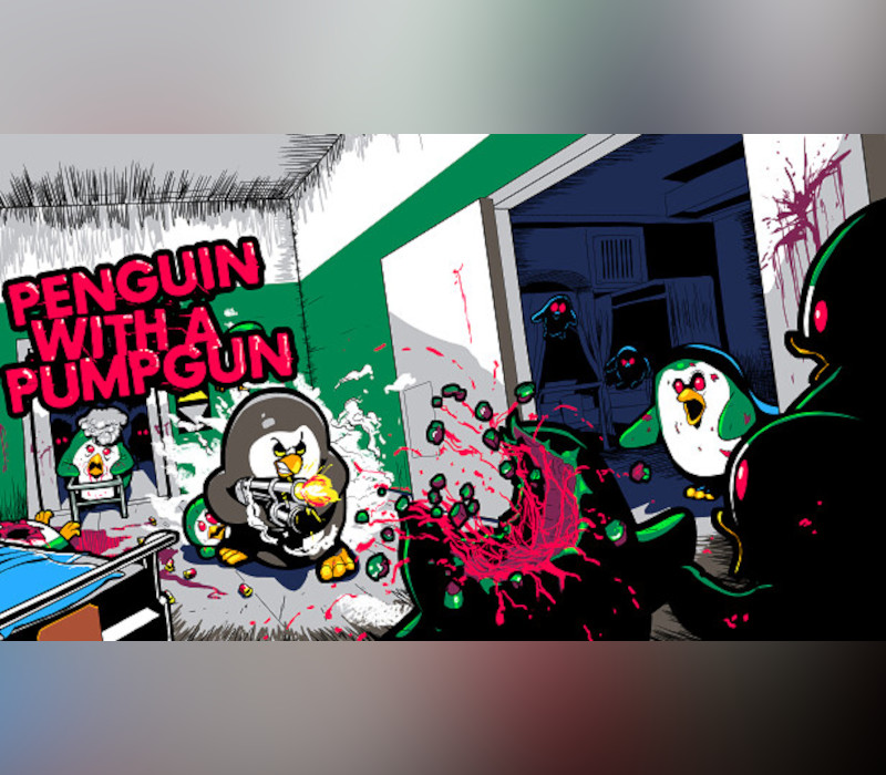 Penguin with a Pumpgun Steam CD Key Logo