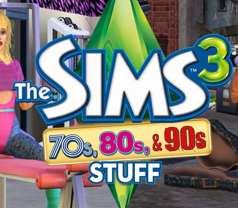 The Sims 3 + 70s, 80s, & 90s Stuff Pack EA App CD Key Logo