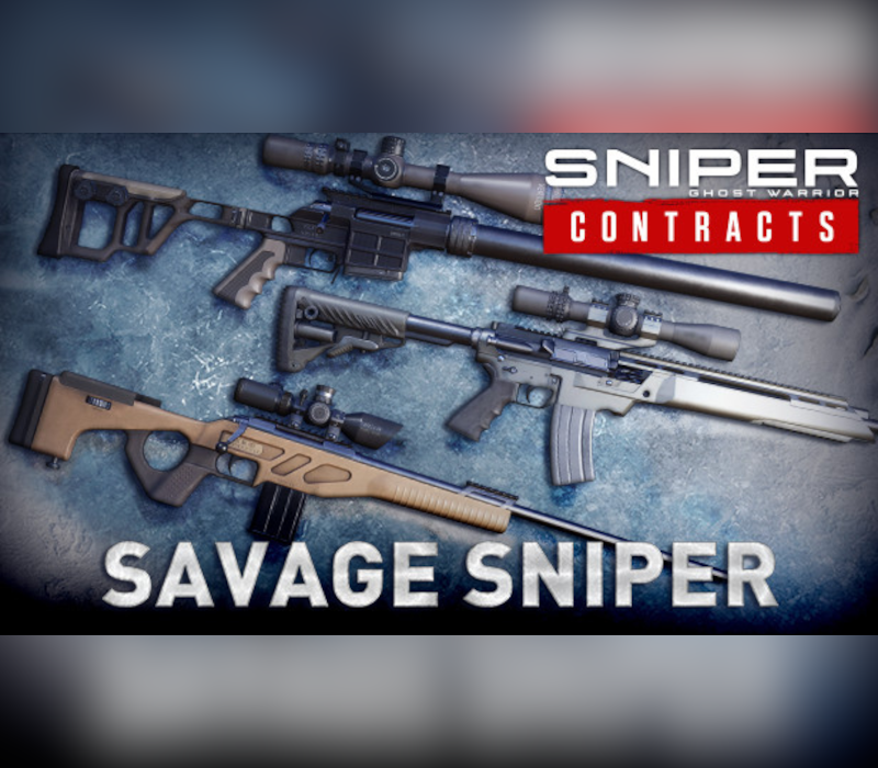 Sniper Ghost Warrior Contracts - Savage Sniper Weapon Pack DLC PC Steam CD Key Logo