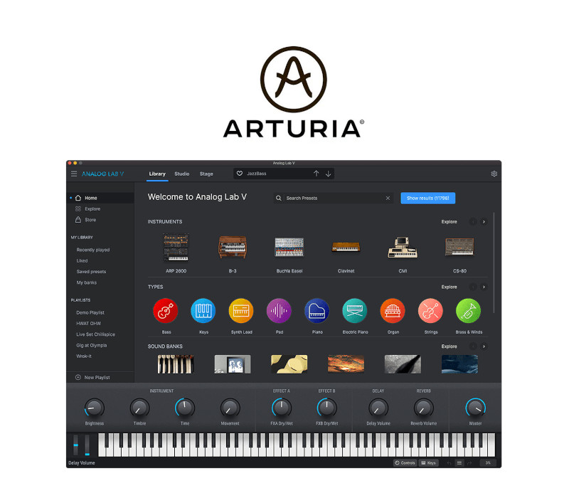 Arturia Analog Lab Intro PC/MAC CD Key Logo