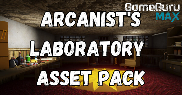 GameGuru MAX - Low Poly Asset Pack - Arcanist's Labratory DLC PC Steam CD Key Logo