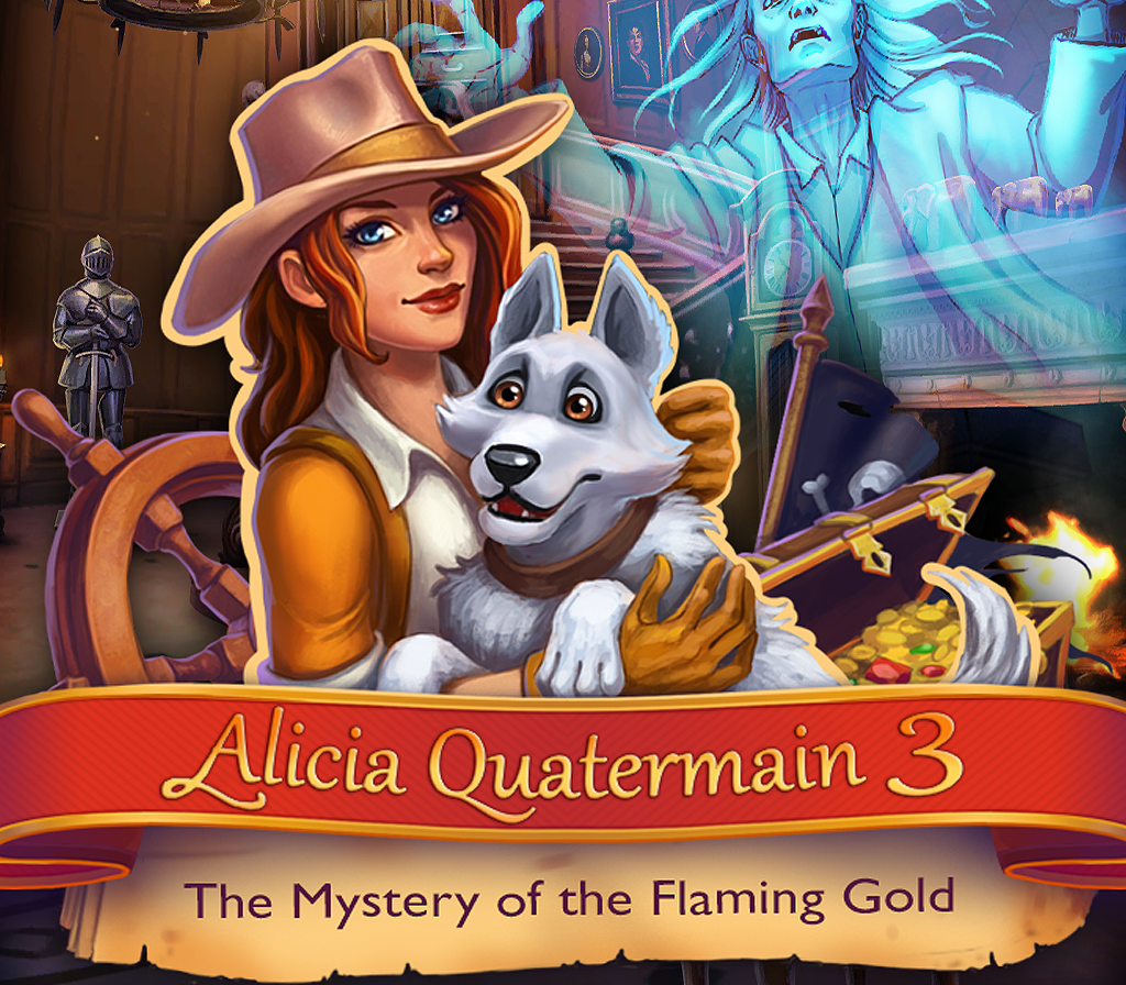Alicia Quatermain 3: The Mystery of the Flaming Gold Steam CD Key Logo