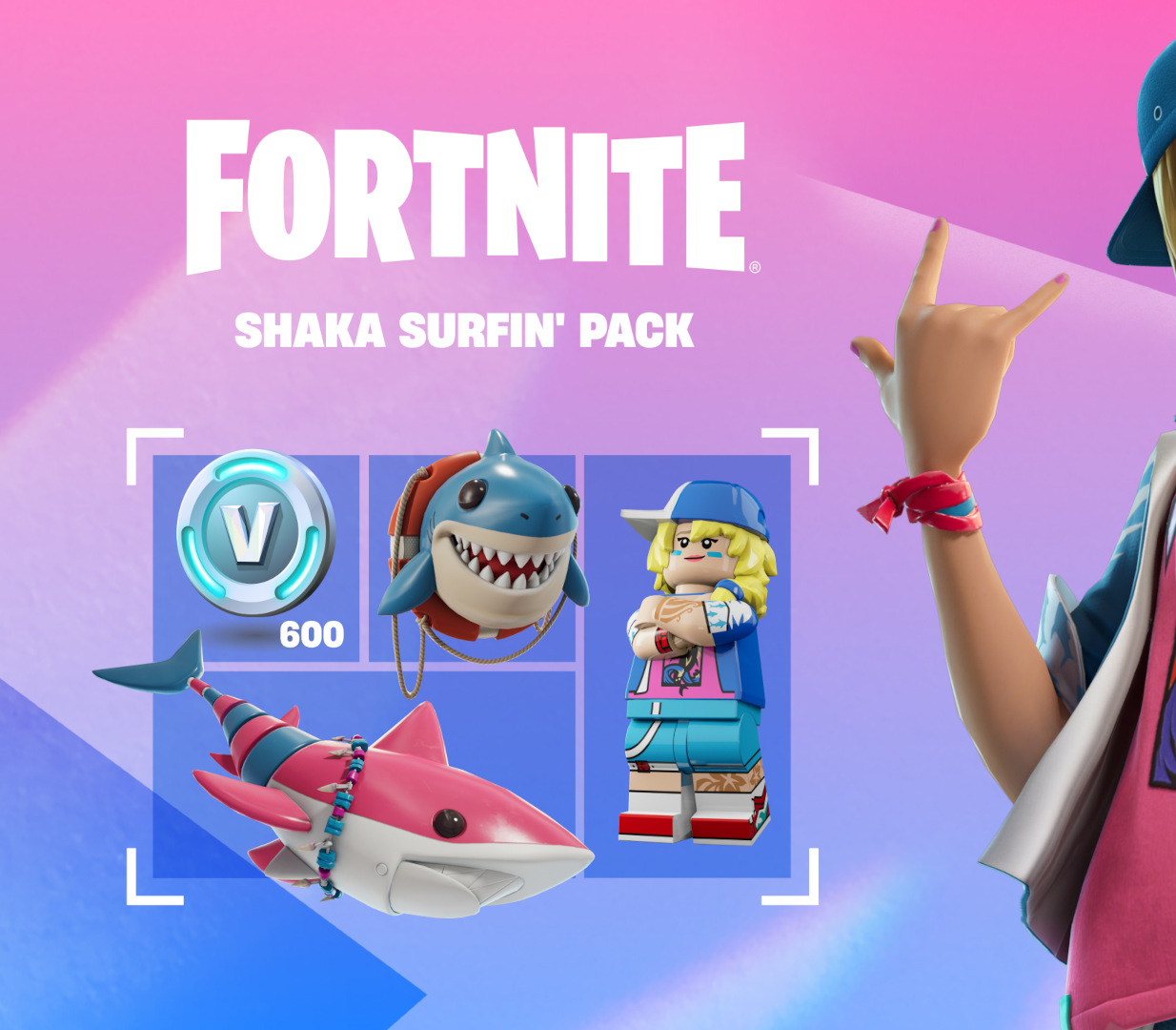 Fortnite - Shaka Surfin' Pack DLC US XBOX One / Xbox Series X|S CD Key Logo