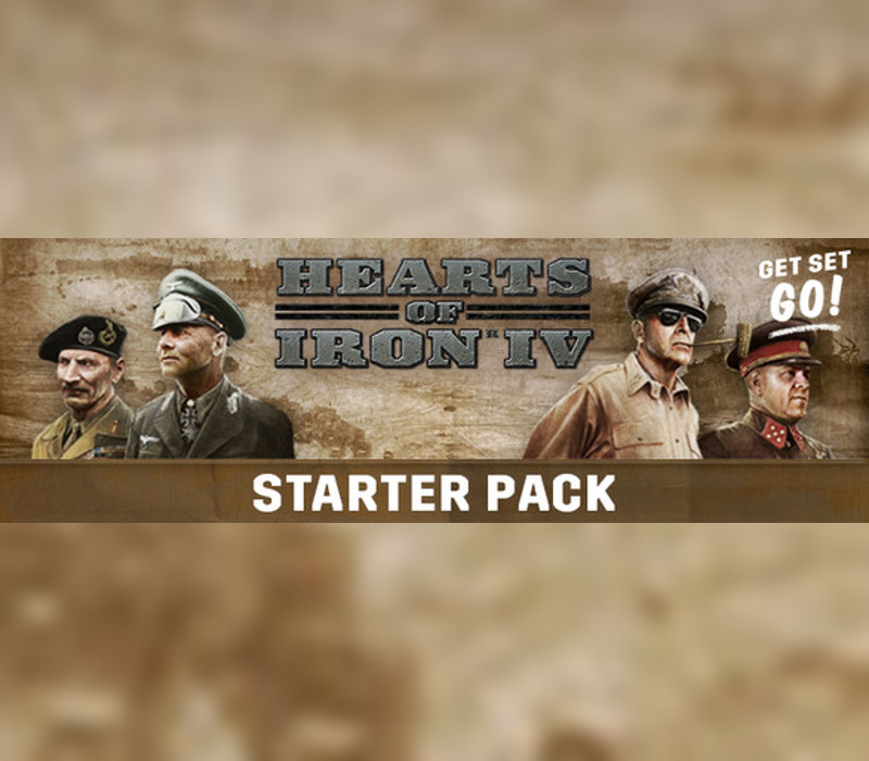 Hearts of Iron IV: Starter Pack Steam CD Key Logo