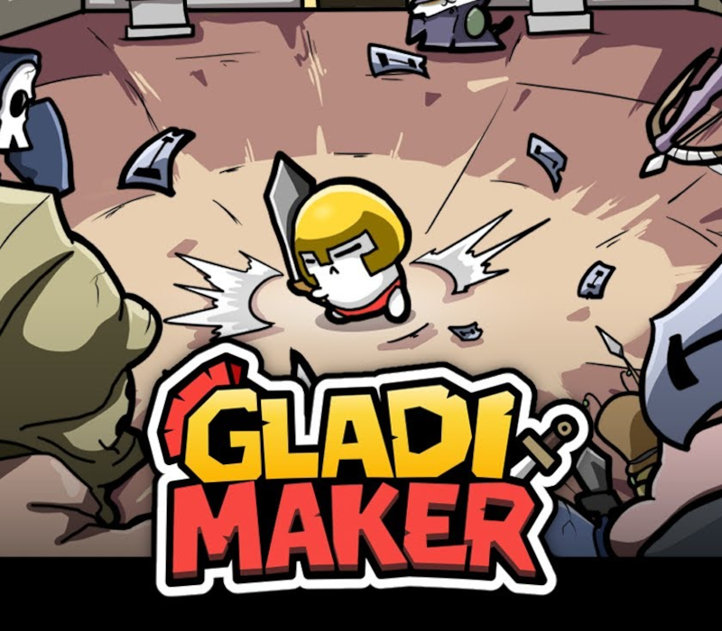 GLADIMAKER : Auto Battle RPG PC Steam CD Key Logo
