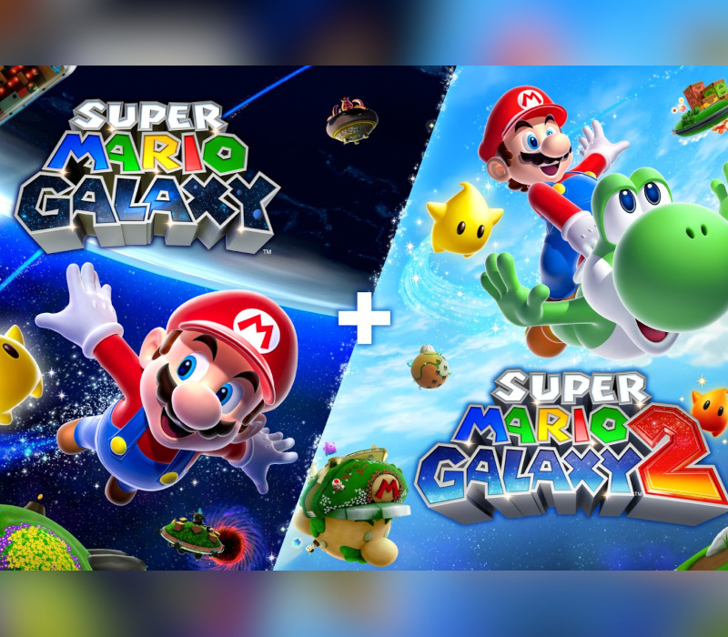 Super Mario Galaxy + Super Mario Galaxy 2 JP Nintendo Switch CD Key Logo