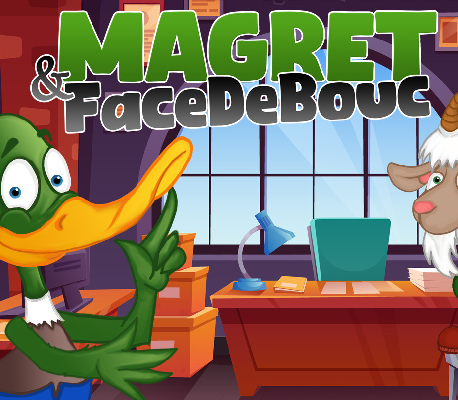 Magret & FaceDeBouc "The buddy-buddy case" PC Steam CD Key Logo