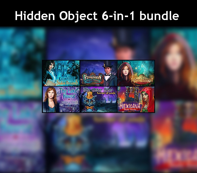 Hidden Object 6-in-1 bundle Steam CD Key Logo