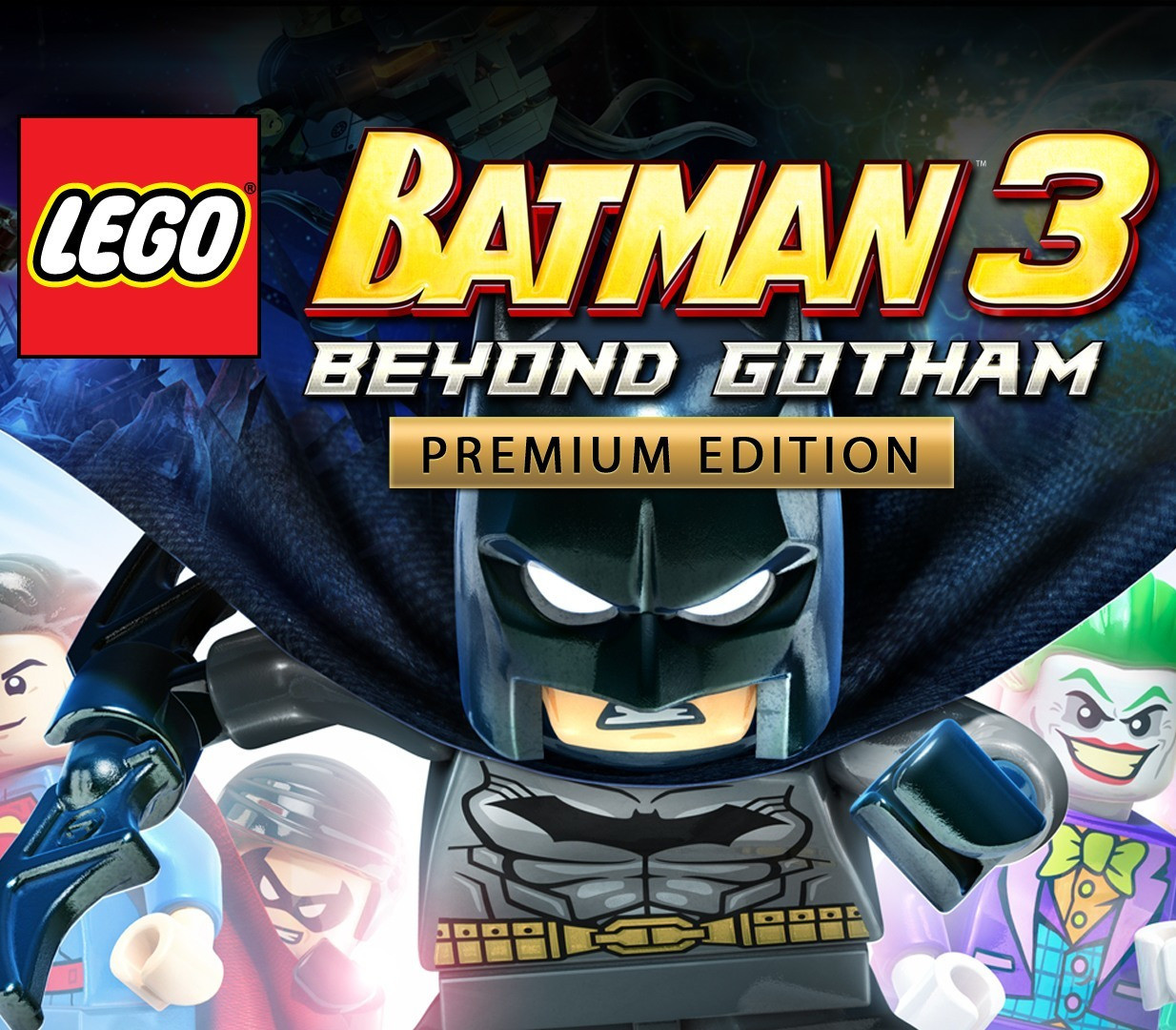 LEGO Batman 3: Beyond Gotham Premium Edition PC Steam CD Key Logo