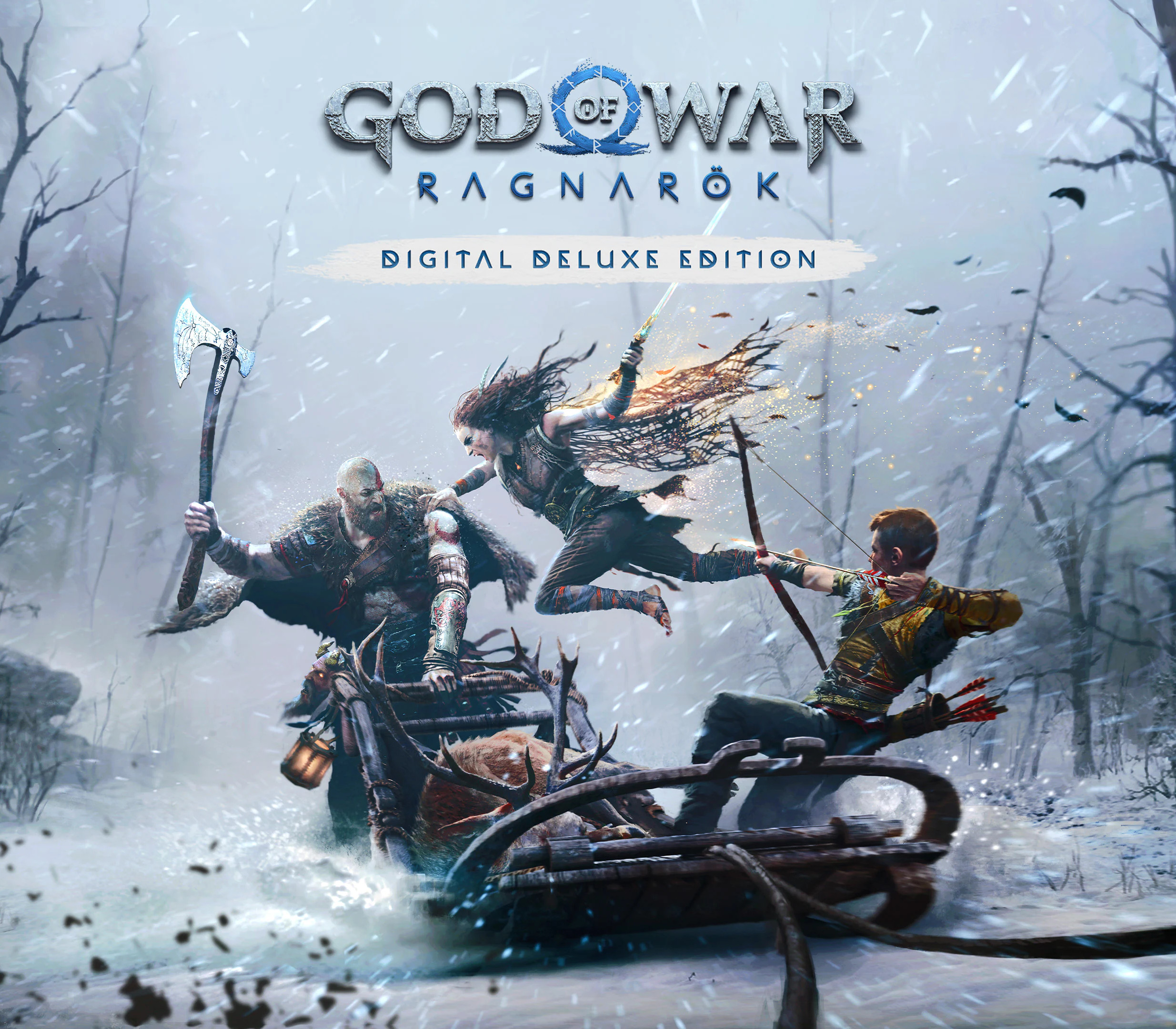 God Of War Ragnarök Deluxe Edition NA PC Steam CD Key Logo