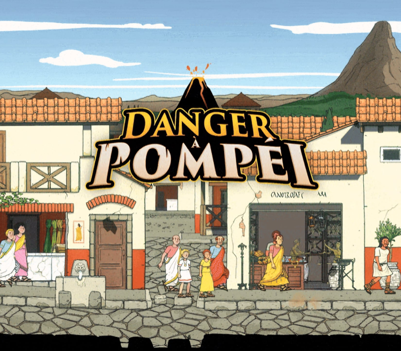Danger in Pompeii PC Steam CD Key Logo