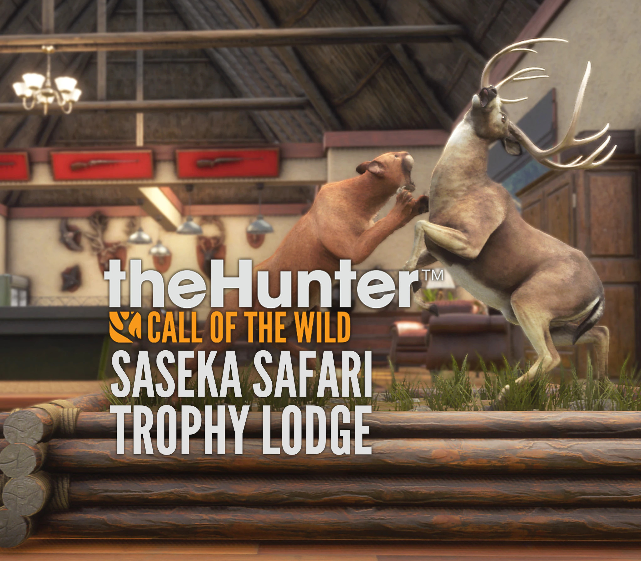 theHunter: Call of the Wild - Saseka Safari Trophy Lodge DLC EU PC Steam CD Key Logo