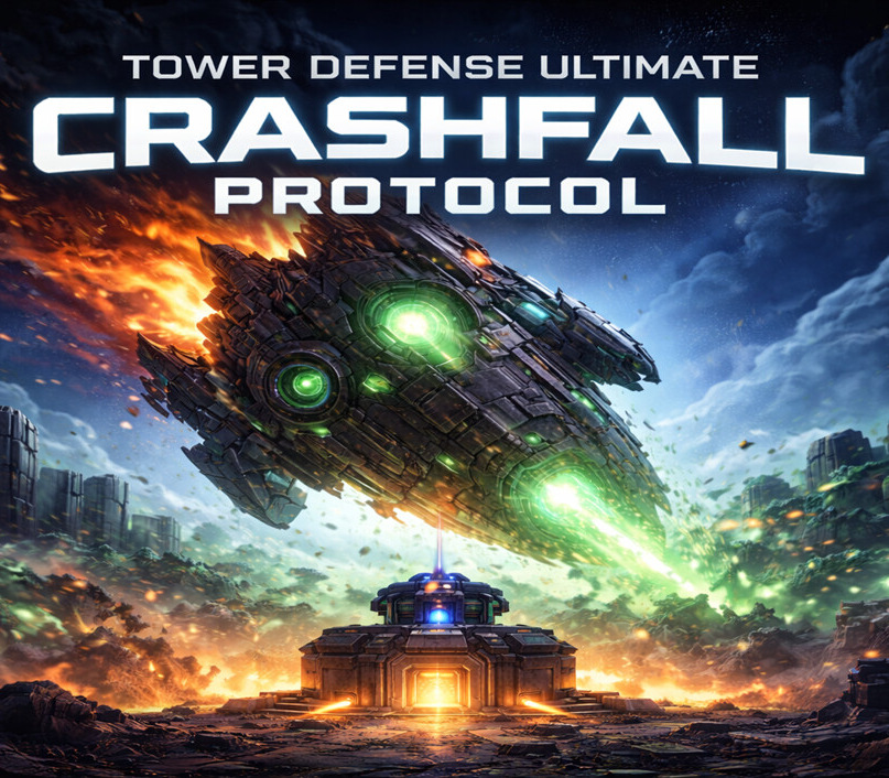 Tower Defense Ultimate: Crashfall Protocol PC Steam CD Key Logo