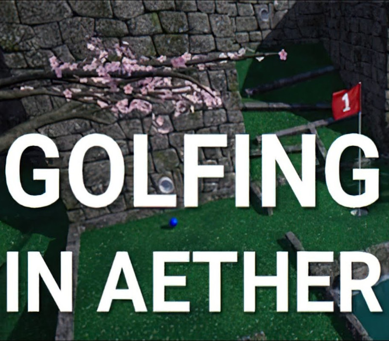 Golfing In Aether PC Steam CD Key Logo