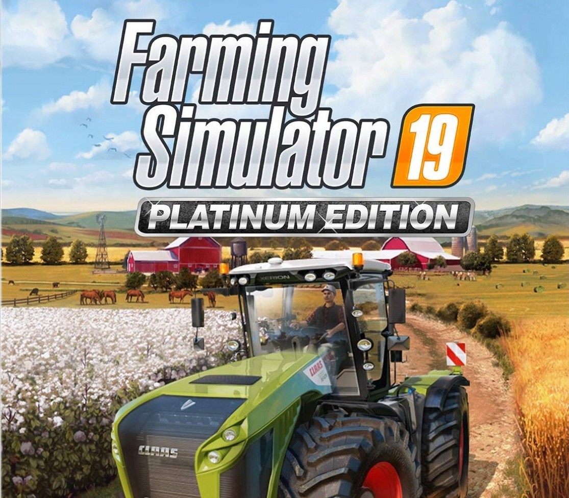 Farming Simulator 19 Platinum Edition PC Steam CD Key Logo