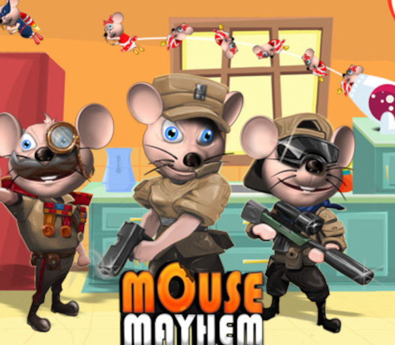 Mouse Mayhem Shooting & Racing Steam CD Key Logo