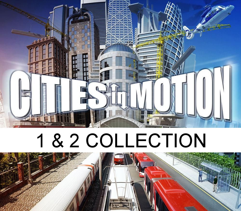 Cities in Motion 1 and 2 Collection (2013) Steam CD Key Logo