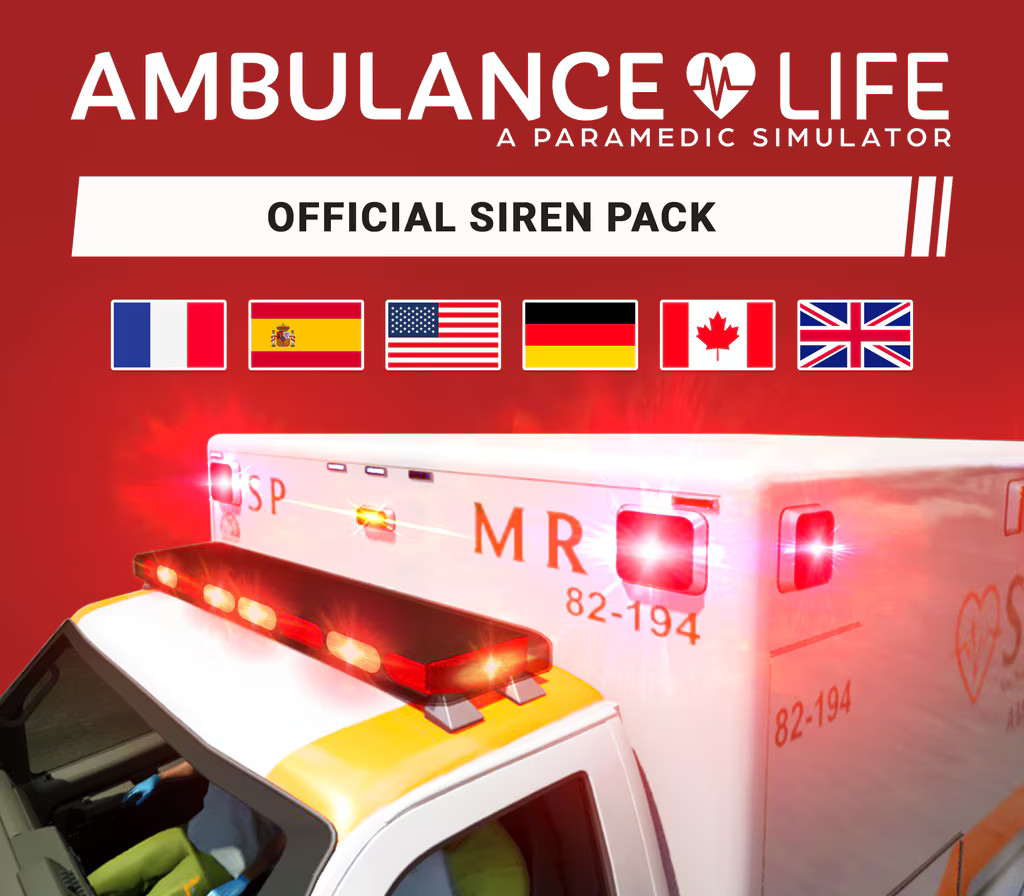 Ambulance Life: A Paramedic Simulator - Official Siren Pack DLC PC Steam CD Key Logo